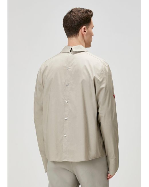 Pcfg Natural Neutrals Pure Cotton Woven Shirt Fit Patch for men