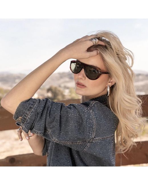 Zepplin the Label Metallic Lustra Hoops