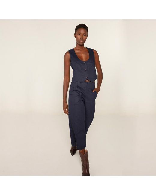 Undertake Studio Blue Kassel Tencel Lyocell Culotte