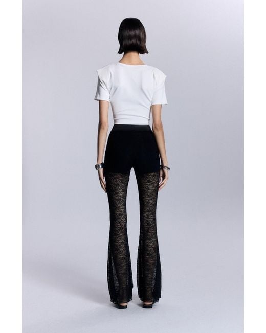 No'design Blue Isla Lace Pants