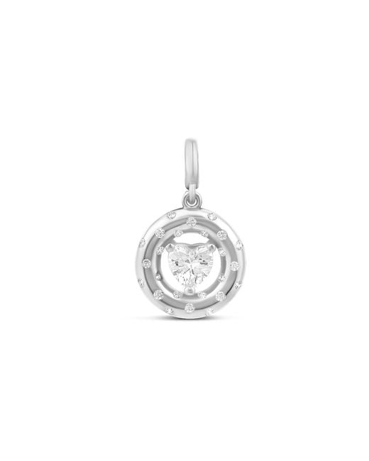 SHYMI White Scattered Round Heart Charm