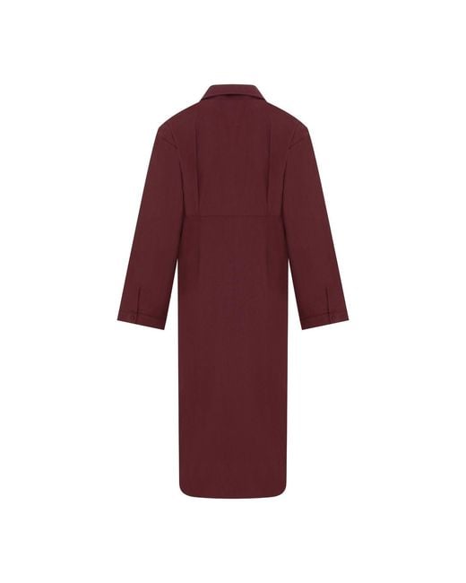Thisisu Collection Red Jose Twist Shirt Dress