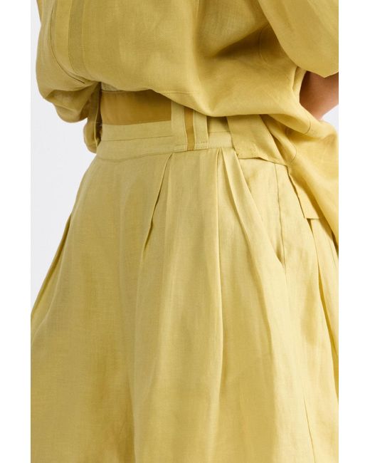 Dref Yellow Florence High Waisted Short