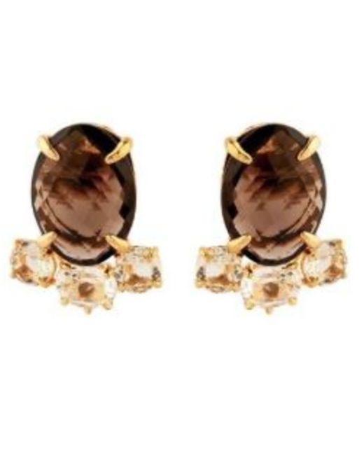 Bounkit Metallic Zora Studs