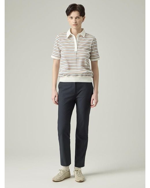 Elune Mode Blue Basic Pants _ Midnight