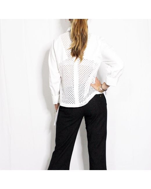 Boutique Kaotique White Non Symmetrical Top