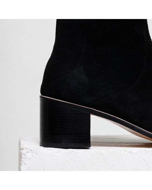 Mafalda Blue Ines Suede Ankle Boots