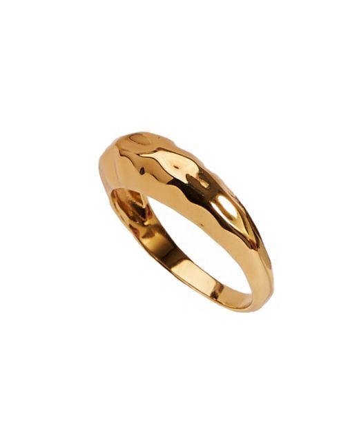 Aaria London Metallic Chateau Dome Ring