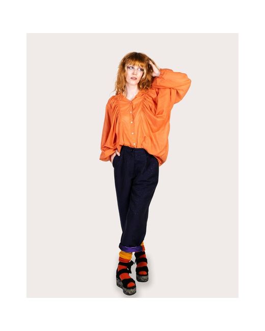 Lo Neel Brown Loreleï Sunset Shirt