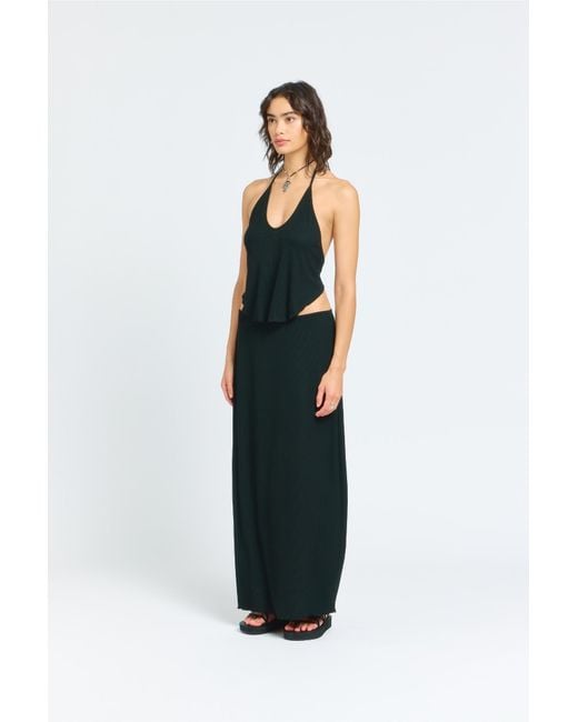 Sâb Studio Black Isla Halter Top