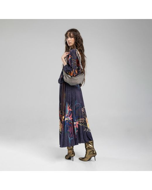 ARTISTA Blue Grace Pleated Blouse