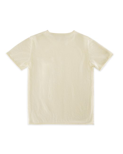 &SONS Trading Co Natural Bianco Knitted T-Shirt Raw for men