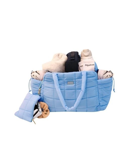 augustnoa Blue The Weekender Duffle Bag
