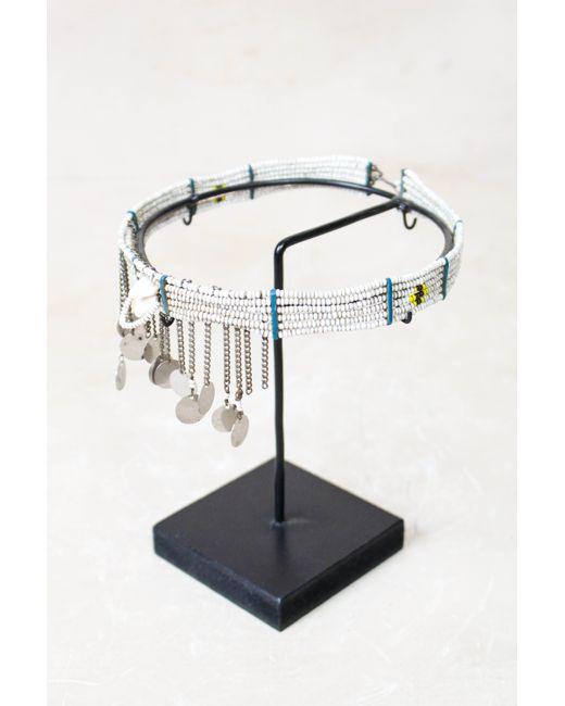 Botanical Boys Black Kenya Maasai Beaded Necklace