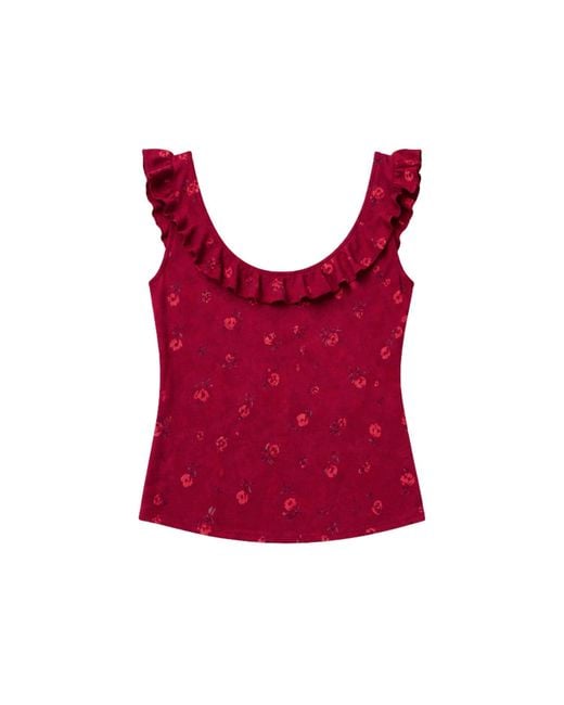 AVANI Apparel Red Top Capucine Raspberry