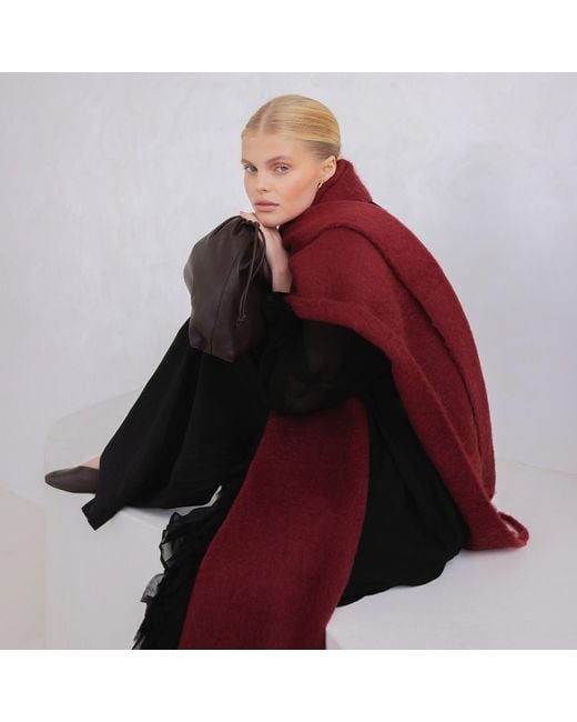 Arctic Fox & Co. Red The Reykjavik Scarf Burgundy