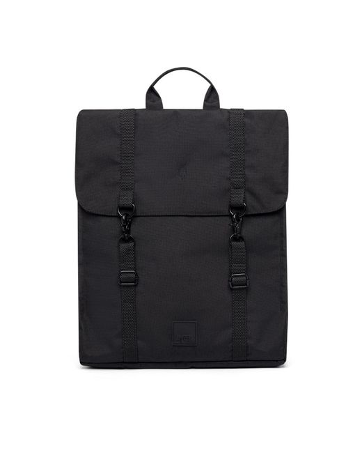 Lefrik Black Handy Backpack Stripes