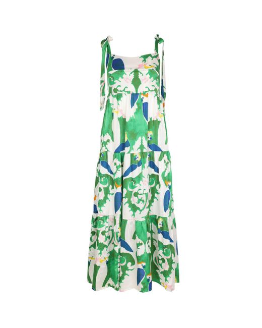 Traffic People Green The Big Year Lily Dress