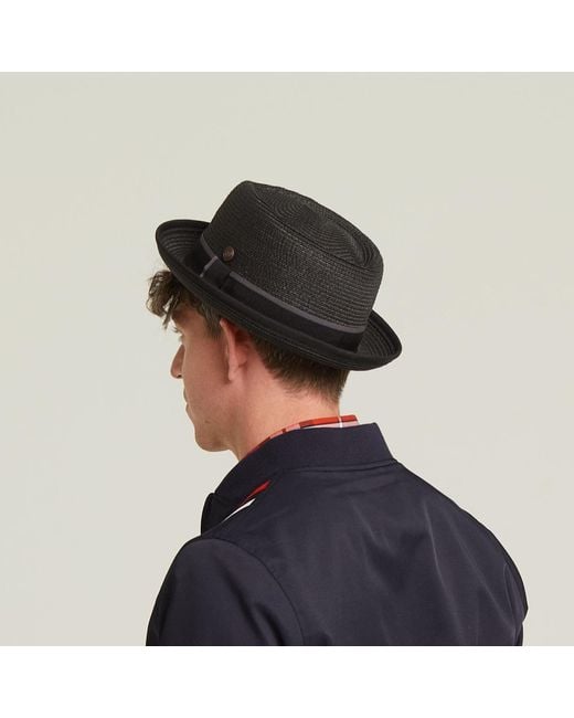 Dasmarca Hats Black Dasmarca Durban Summer Diamond Crown Light Weight Breathable Porkpie Hat for men
