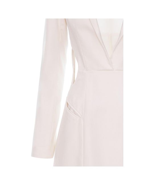 AVENUE No.29 Pink Cut-Out Blazer Dress