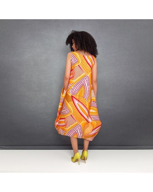 Bianca Popp Orange Semiballoon Dress