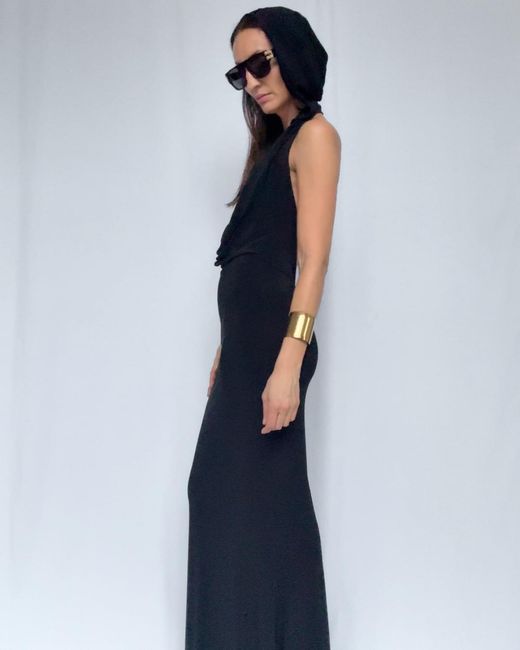 Alia Studio Black Muse Maxi Dress