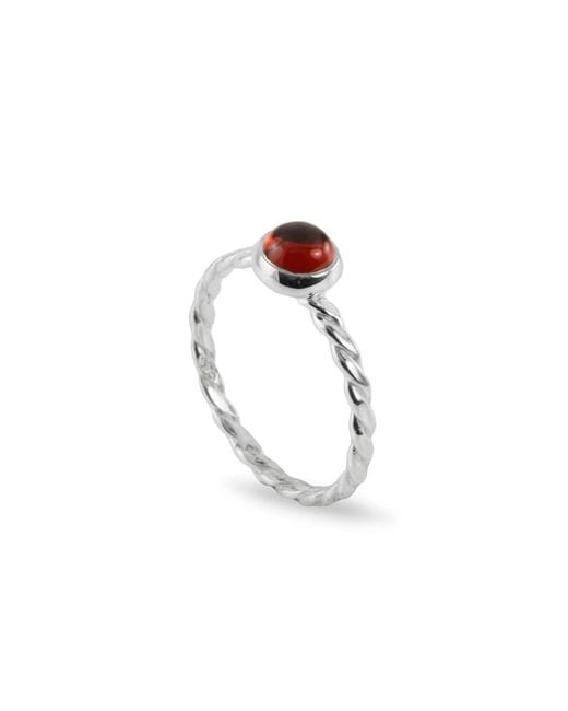 The Jewellery Store London Metallic January Birthstone Ring