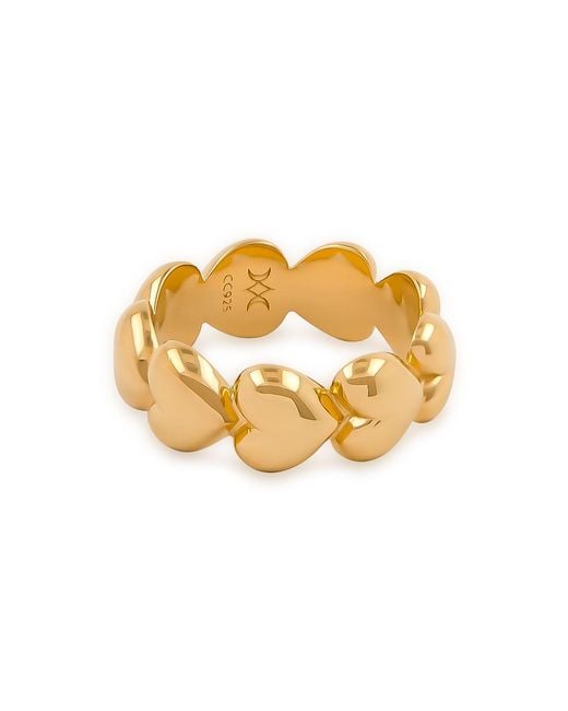 Cote Cache Metallic Everlasting Love Ring
