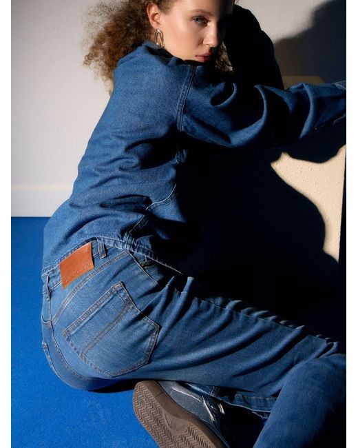 Din & Deen Blue Trumpet Flare Jeans Collection