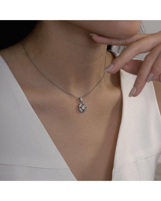Diamonbliss Metallic Marilyn Monroe Vintage Round Pendant Necklace