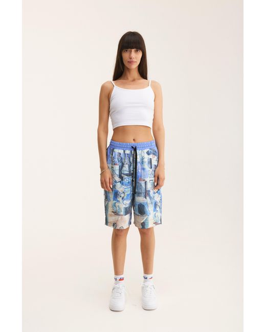 mysimplicated Blue Bermuda Shorts for men