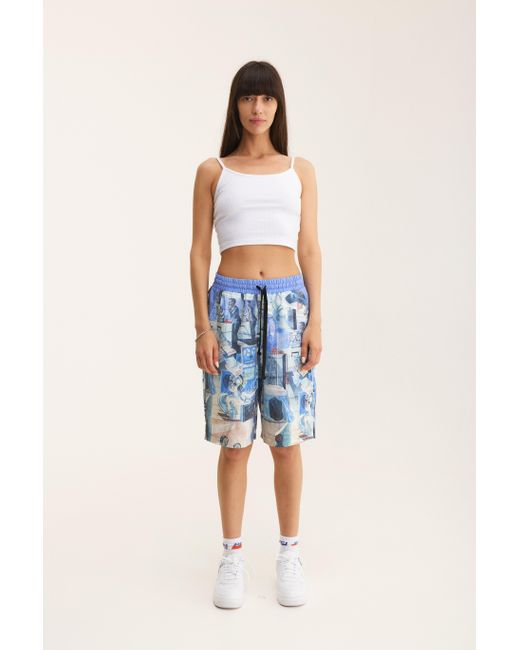 mysimplicated Blue Bermuda Shorts for men
