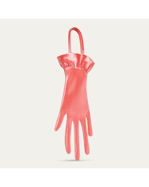 Lulu Guinness Pink Satin Hand Bag