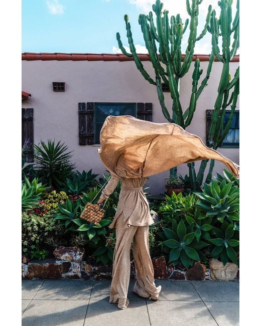 Jennafer Grace Natural Neutrals Creme Brulee Yoga Duster