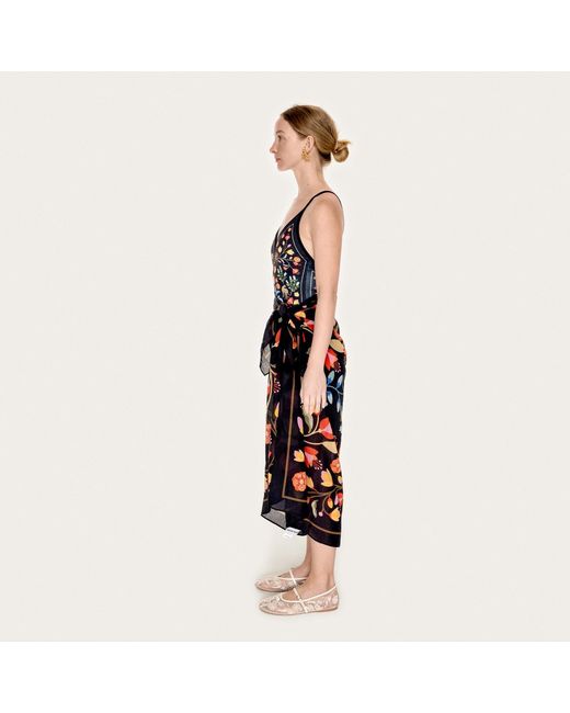 Jessie Zhao New York Blue Beach Sarong Wrap