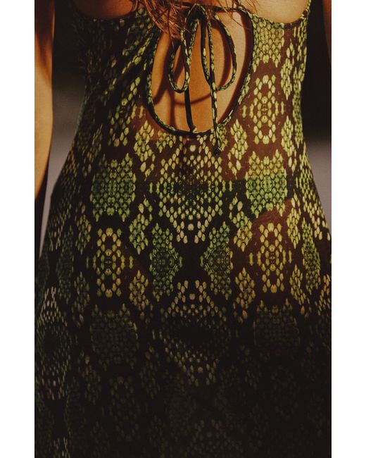 Sunkissed Green Beach To Bar Dress