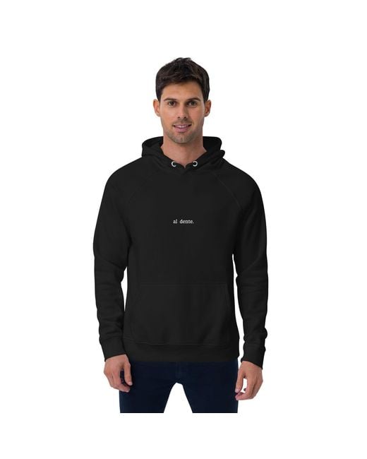 Anchor and Crew Black Eleven Life, Al Dente Editions Organic Cotton Hoodie for men