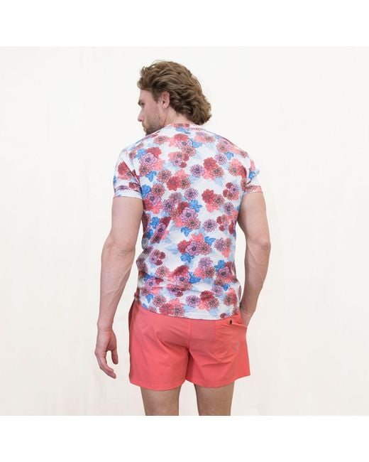 Lords of Harlech Pink Quack Swim Short for men