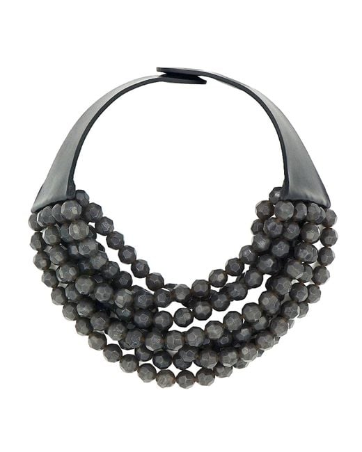 Fairchild Baldwin Black Bella Anthracite Necklace