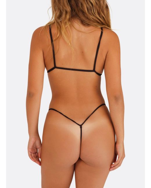 Minimale Animale Black Lucid Bikini Top