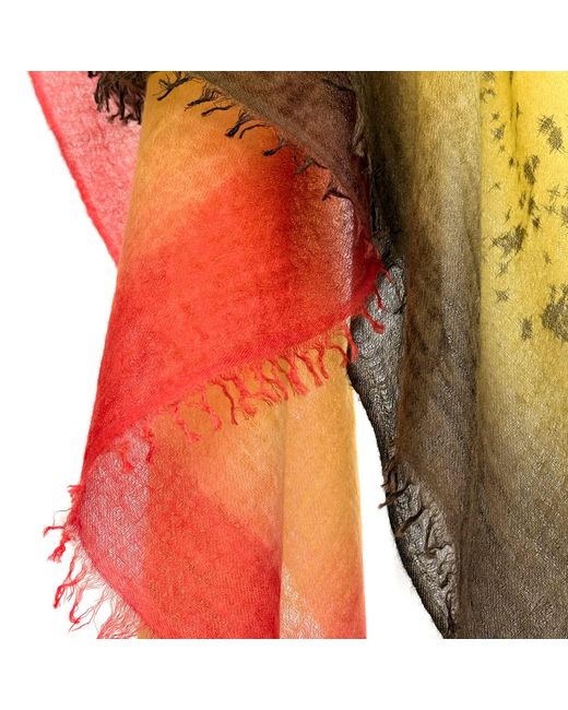 Vanilla&Chocolate Red Designed Stoles Vanilla Praline