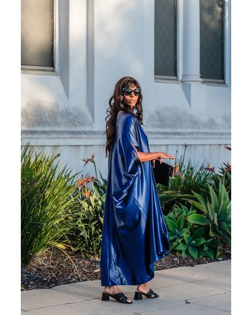 Jennafer Grace Blue Shadow Caftan