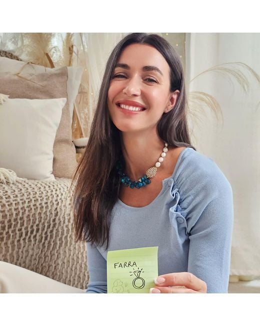 Farra Blue Freshwater Pearls & Floral Bamboo Coral Necklace