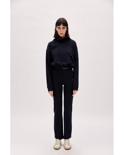 Pcfg Black Destroyed High Neck Sweat