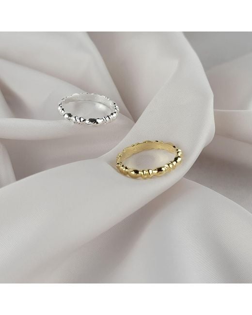 Lutiro Metallic Bubble Ring