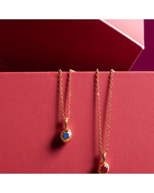 Myrto Katramadou Jewellery Metallic Melina Pendant-Plated Royal