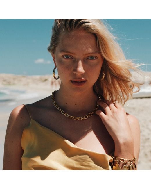 Sccollection Metallic Camilla Chunky Necklace