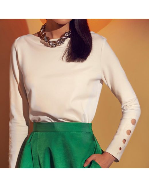 Emma Wallace Gray Eirene Top