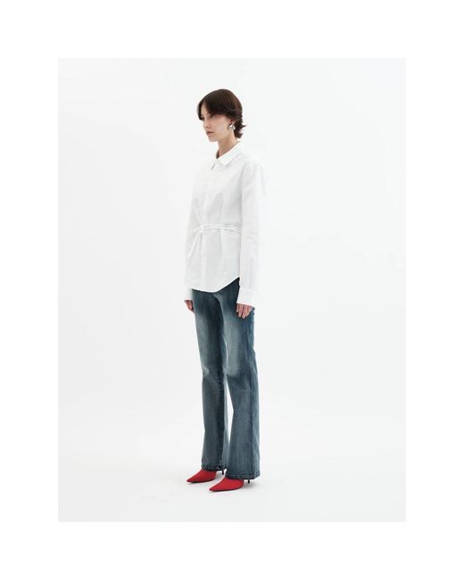 Jakke White Tie Shirt