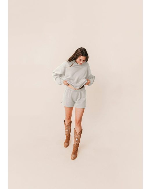 Ocio Leisurewear White Neutrals Everywhere Short